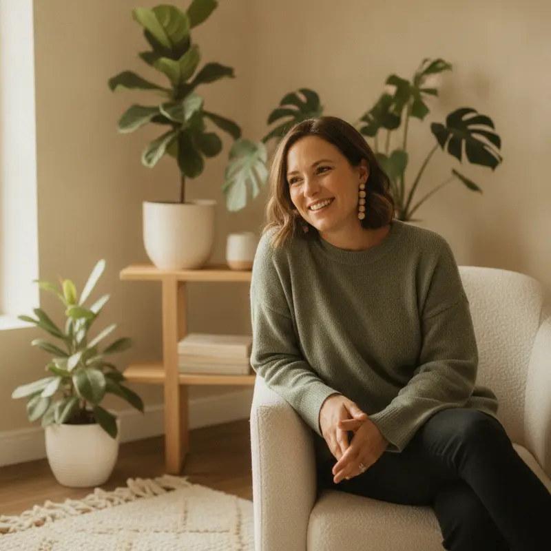 A therapist listening warmly during a session - Child & Family Development Center